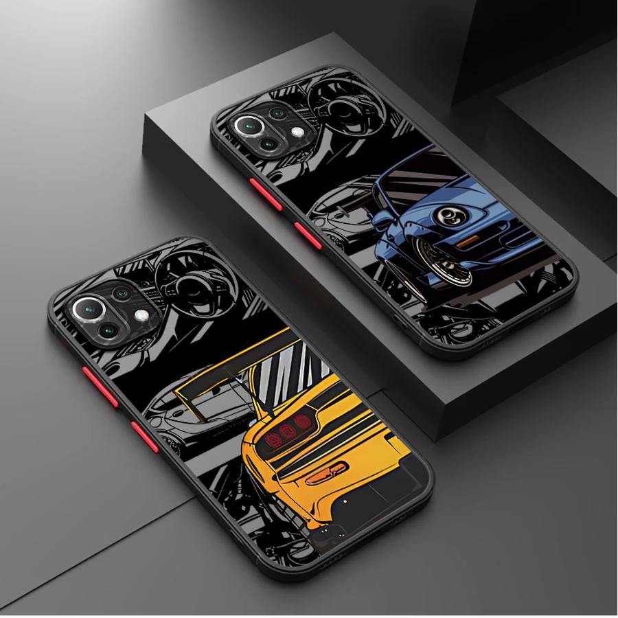 Japan Sports Cars Case for Xiaomi Mi 11 Lite 11T 12X 12T 11T Pro Soft Cover
