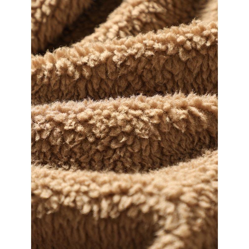 Extra Thick Berber Fleece Coat Men's Winter Thickened Polar Fleece Cardigan Sweatshirt Export Men's Clothing Fleece Sweater Liner Jacket