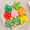 10Pcs New Cute Resin Cute All Kinds of Leaves  Flat Back Cabochon DIY Jewelry Craft Decoration Accessorie