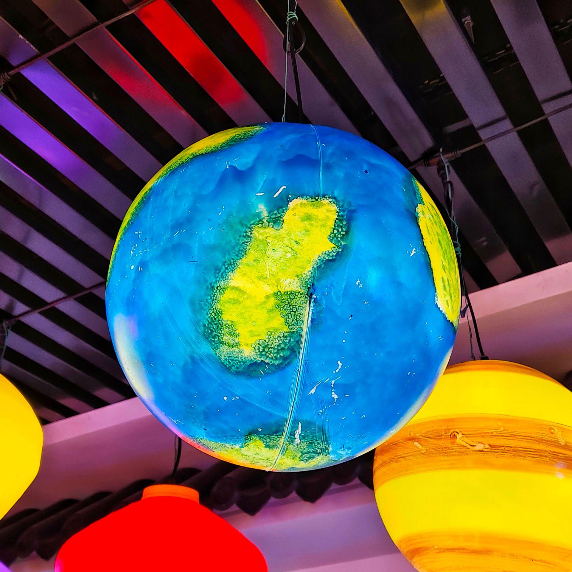 Уличный светодиодный светильник «Планета» - Декоративный светящийся шар - Доступен в размерах 20 см, 30 см, 40 см 20 cm