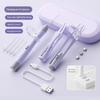 Led Lighted Ear Wax Removal Kit Magnifying Glass Soft Silicone Tips For Children Adults Ear Cleaning Tweezers Nose Clip Usb