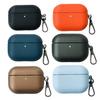 PU Leather Diamond Rhombus Pattern Earphone Case for AirPods Pro 3 & Airpods 4 ANC 3 2 1 Business Solid Color Protective Sleeve