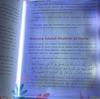 LED Book Reading 1PCS Transparent Flat Reading Light Student Night Light Portable Desk Lamp