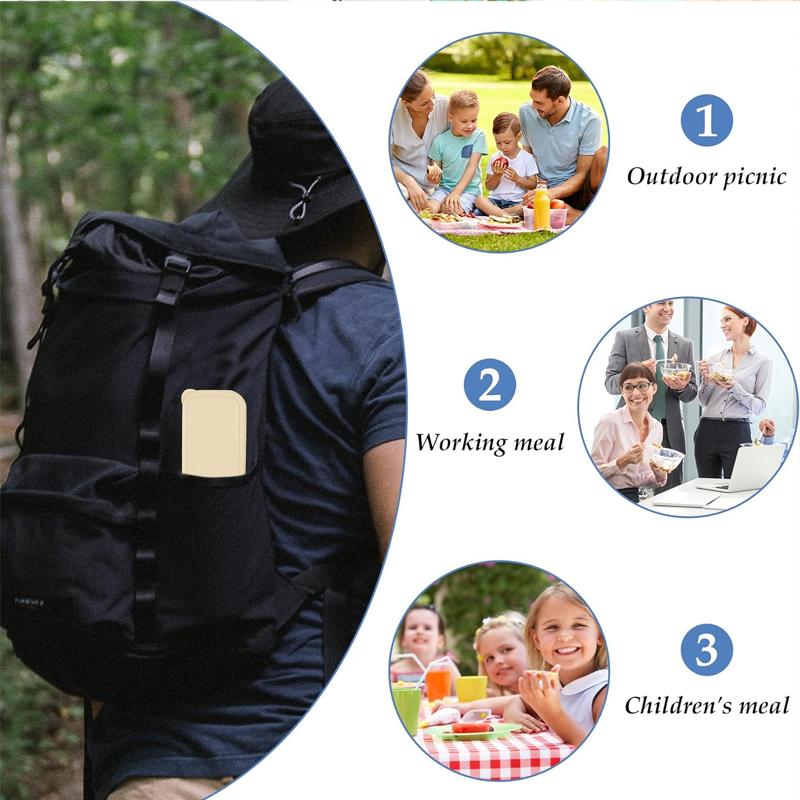 Portable Plastic Cutlery with Case Reusable Utensils Set for Picnics Travel Celebrate Holidays Picnics Travel and Daily Use