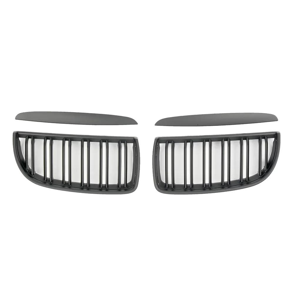 

Для BMW E90 E91 M Grill Car Front Grille Kidney Double Slat Gloss Black 3 Series 323I 328I 335I 330I 325I 2005-2008 ABS Grilles матовый черный