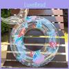 Transparent Mermaid Swim Ring Cartoon Pattern Pvc Thickness 0.20 Adult Inflatable Swim Ring