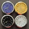 Mini Car Clock Luminous Auto Stick-On Digital Watch Mechanics Quartz Motorcycle Clocks Auto Ornament Car Accessories