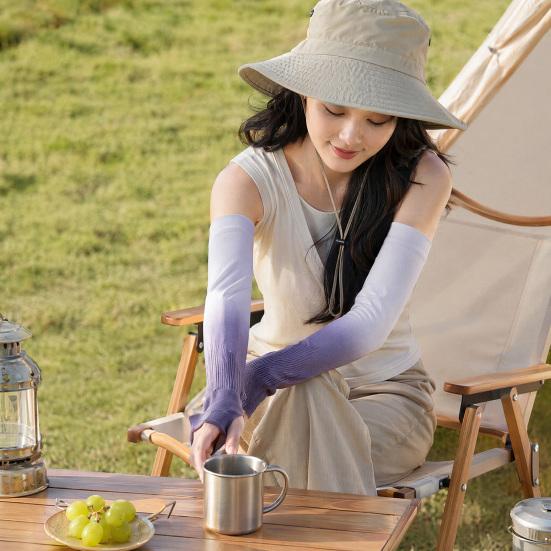 Sun Protection Sleeves Cooling Arm Sleeves with Thumb Hole