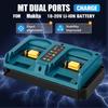 Power Tool for Makita 18V Li-ion Battery Replacement DC18RD Double Charger EU/US/UK/AU Plug