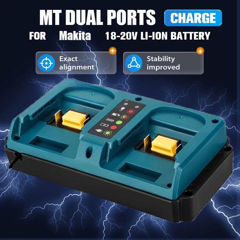 Power Tool for Makita 18V Li-ion Battery Replacement DC18RD Double Charger EU/US/UK/AU Plug