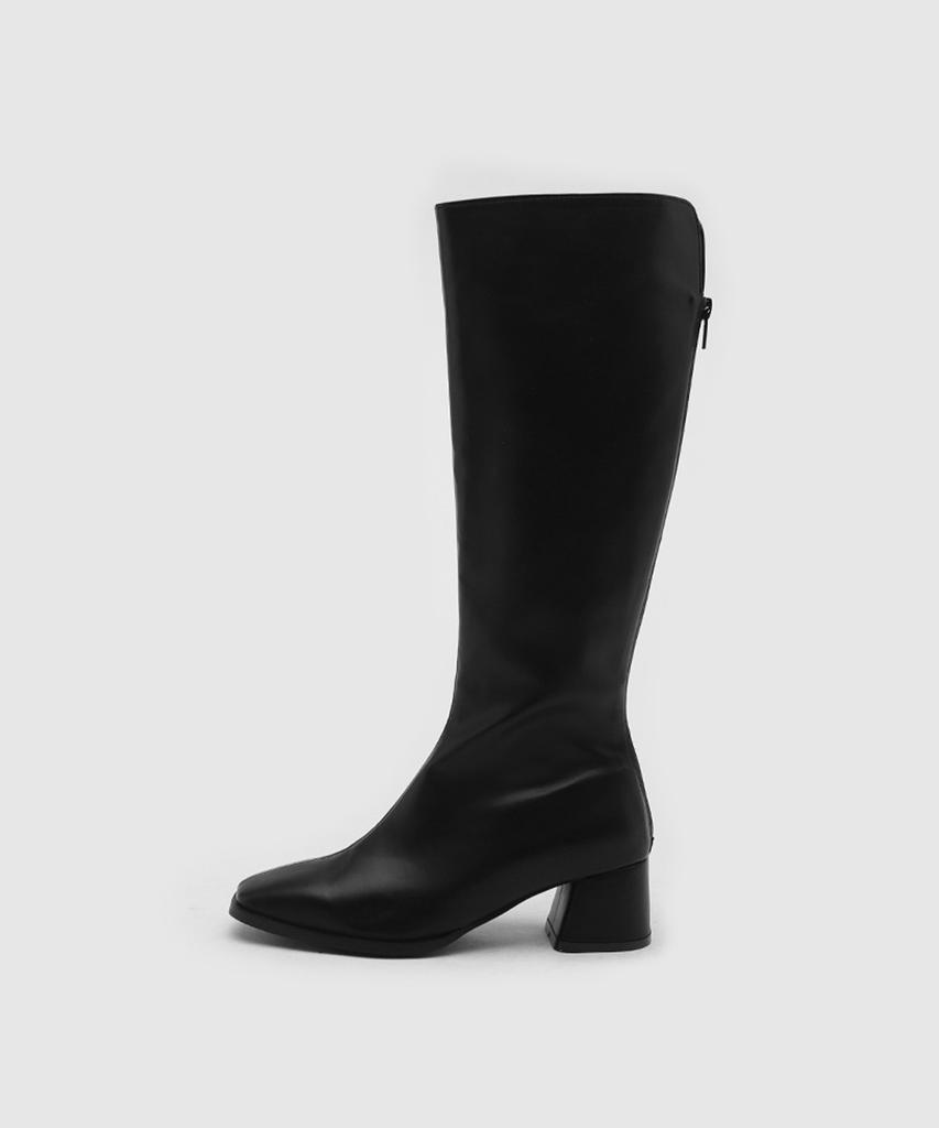 Sappun Levera Square Long Boots (5Cm) (Type B)