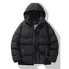 Mens Winter Thick Cotton Puffer Jacket Casual Hooded Warm Coat Youth