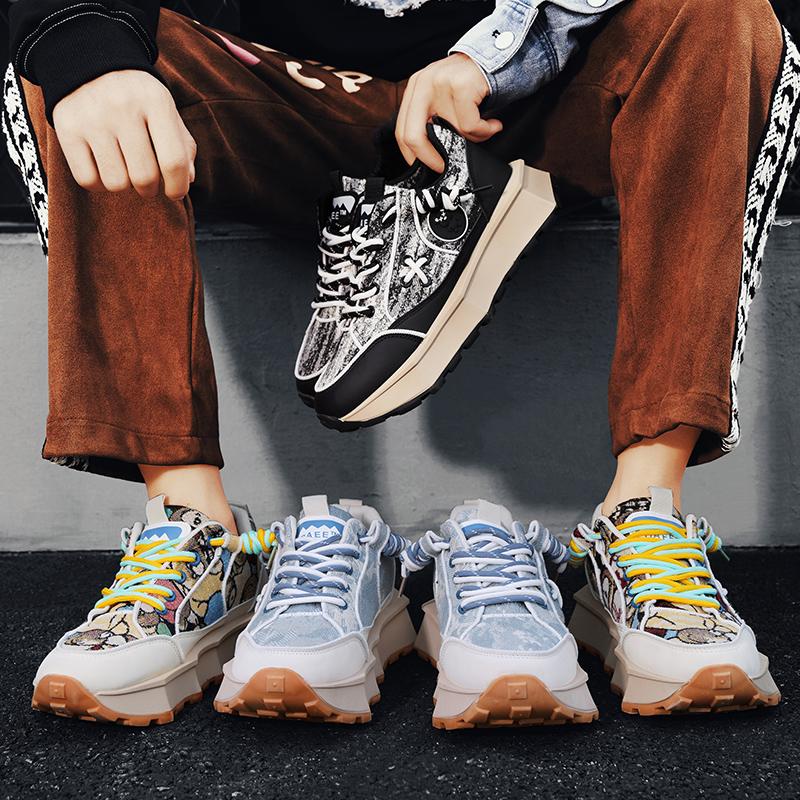 Fashion Original Designer Sneakers Men Autumn Fashion Shoes Hip Hop Street Casual Sneakers Male Running Platform Shoes Zapatillas Hombre