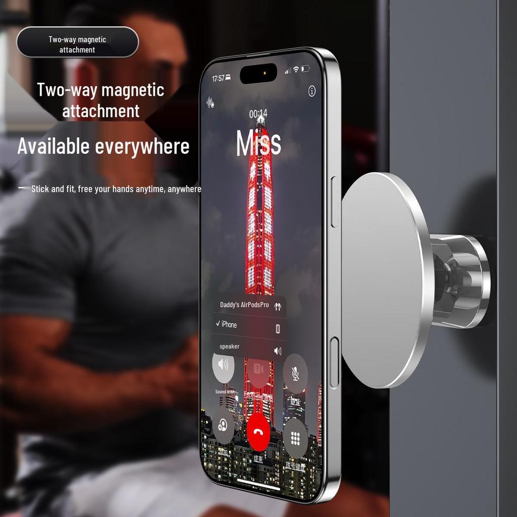 Magsafe Dual-Sided Magnetic Phone Holder for Gym & Golf Cart