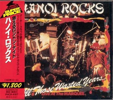 

CD HANOI ROCKS All Those Wasted Years PHCR4167 Mercury 1994 Japan Rock Used