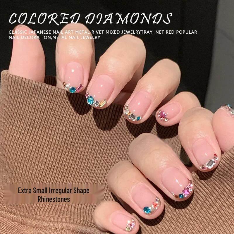 Irregular Shape Mini Acrylic Color Rhinestones for Nail Art - Winter Edition