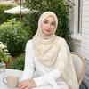 Breathable Floral Printed Scarf Soft Muslim Scarf Fashion Hijab Shawl  Muslim Women