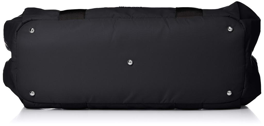 Boston-Tasche aus recyceltem Nylon mit Tape Schwarz [Isaac] Y01-04-03