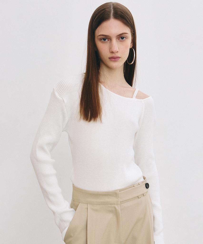 Nigaennikol Shoulder Strap Nicole Label Knit_Ivory