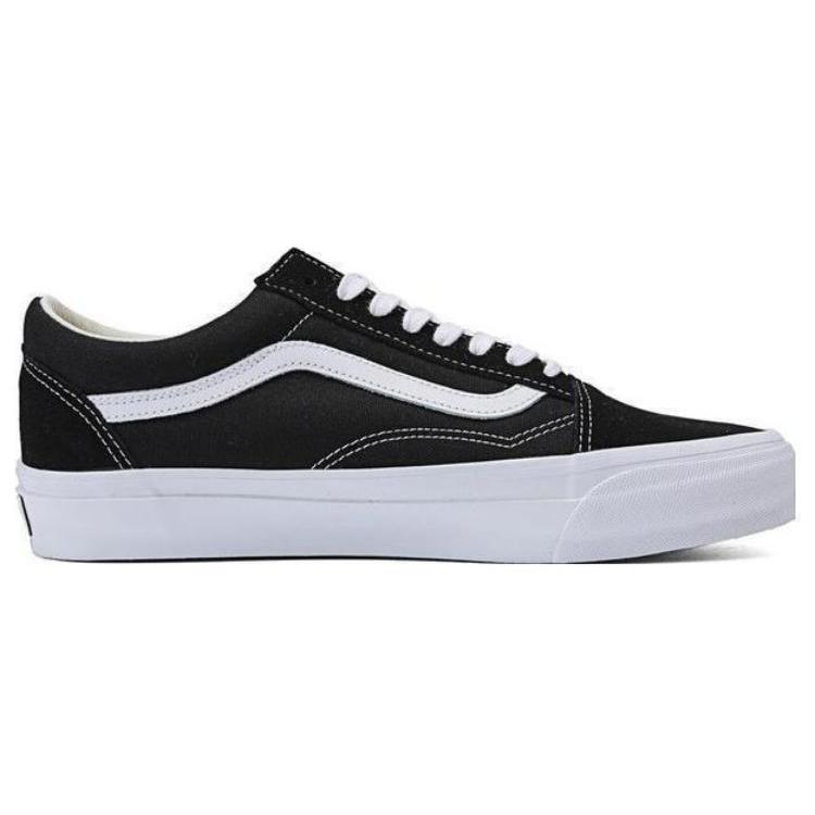 Vans Premium Old Skool 36 Abrasion Resistant Lightweight Low Top Canvas Shoes Unisex Black White VN000CQDBA2