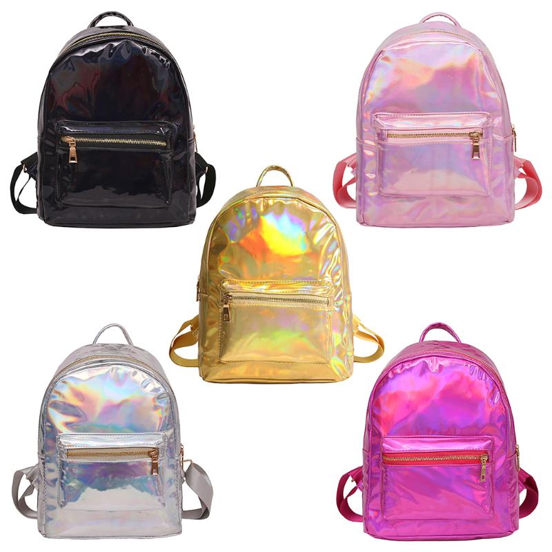 small holographic backpack