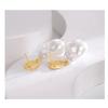 JMXD-Retro Fashion Girl Baroque, Stud Earrings Simple Irregular Special-shaped Artificial Pearl Earrings