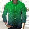 Men's Printed Long Sleeve Shirts Casual Loose Printed Long Sleeve Shirts