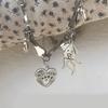 Adjustable Length Neckchain Dog Pendant Necklace Unique Bone Chain Choker Party Jewelry Stylish Feminine Neck Accessory