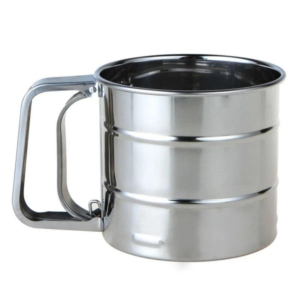 

Сито для муки из нержавеющей стали, сито для порошка, сетка для тортов, ручное сито для сахара, сито для выпечки, сито, кухонный гаджет