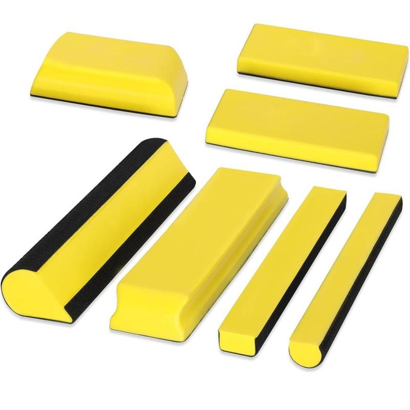 NEW_Sanding Blocks Auto Body, Hand Sanding Block Set 7pcs