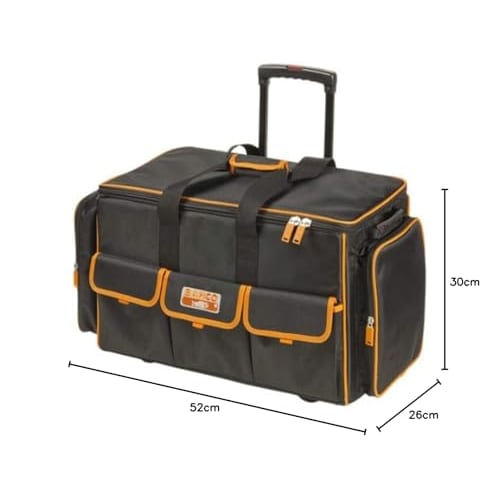 Bahco Tool Bag, Zippered, Polyester, 4750FB2W-24A
