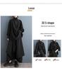 Dark Style Ruffle Neck Long Sleeve Casual Shirt