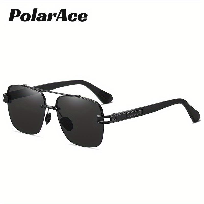 PolarAce Unisex Polarized Classic Metal Oval Frame Driving Sunglasses, UV400