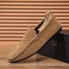 Men's Casual Shoes Suede Loafers New Low Top Sneakers Comfortable Mens Driving Shoes Moccasins Luxury Slip-on Men Shoes