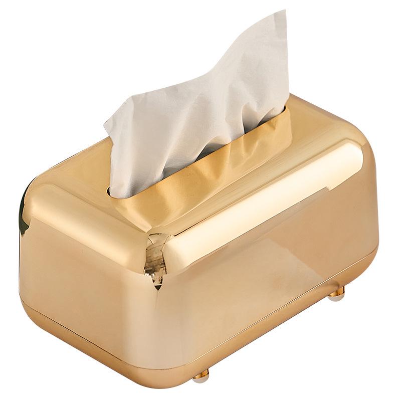 Minimalist European Retro Tissue Box and Baby Wipes Dispenser for Living Room Desktop Storage