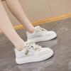 fashion 2024 Autumn Fashion New Women's Comfortable Solid Color Lace-up Low-top Simple Breathable Sneakers