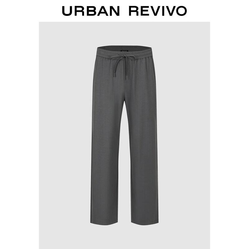 

UR2026 Men s Drawstring Straight-Leg Pants 32