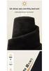 Women's Black High-Waisted Fleece-Lined Leggings, 2025 Winter Style, Thick, Elastic, Slim-Fit
