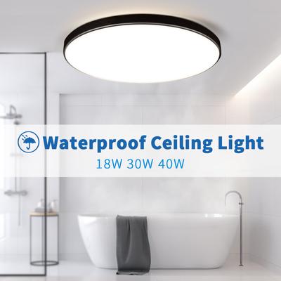 Waterproof Modern Ceiling Led Ceiling Lamp Bathroom Light 18W 30W 40W Indoor Round Led Ceiling Light For Livingroom Kitchen 220V