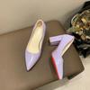 Fashion Fashion Heels Luxury Bridal Shoes Women Thick Heel Mary Jane Shoes New High Heels Women Pink Ladies Shoes Size 43