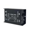 Compactly Passive DI Box with Input Attenuator Hum Eliminators for Connecting Instrument to Balanced 6.35mm Output