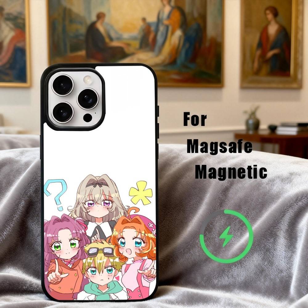 Anna A-Akechi Star D-Detective Phone Case For iPhone17,16,15,14,13,12,11 Plus,For Magnetic Wireless Charge Cover