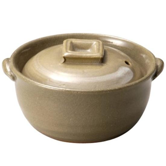 Banko ware single-serving deep earthenware pot, size 4 (13cm), Kyoto style, 11338