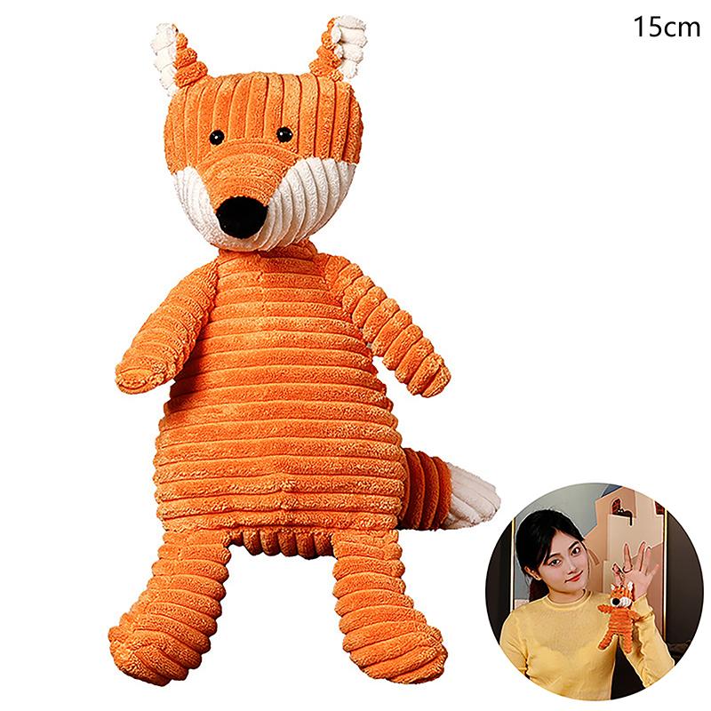 

Лесное дикое животное косплей чучело полосатый плюш оранжевый лис кукла плюшевая игрушка обнимашка спящий компаньон для девочки подарок 15cm