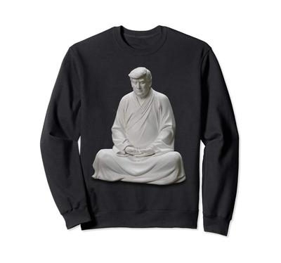 Chinesisches Trump Buddha Zen Sweatshirt