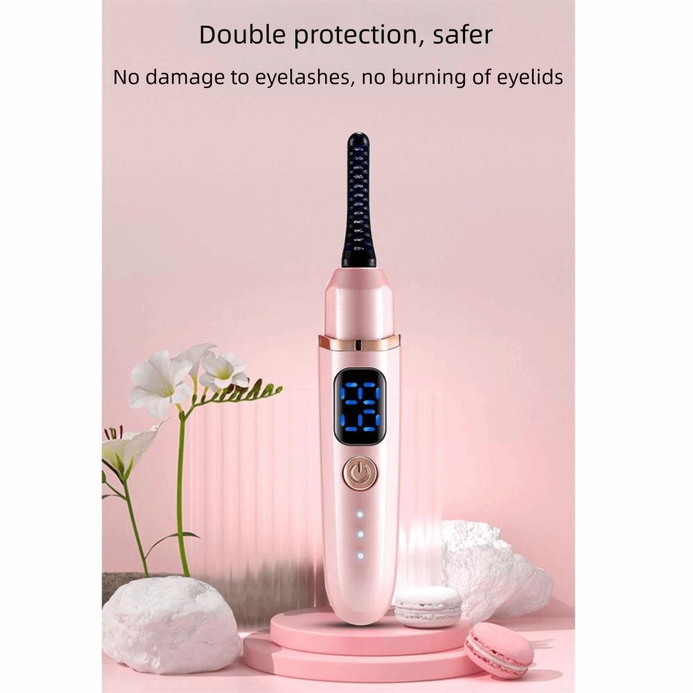 3 Heat Settings Heated Eyelash Clip Portable Eyelash Curling Device Daily Makeup