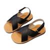 Girls sandals 2025 summer new children's shoes fashion children's cross sandals Velcro baby beach shoes
