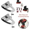 2 Pack Replacement Belt Clip Hook, Stainless Steel Belt Clip Drill Clip Hook Tool Hammer Drill Parts