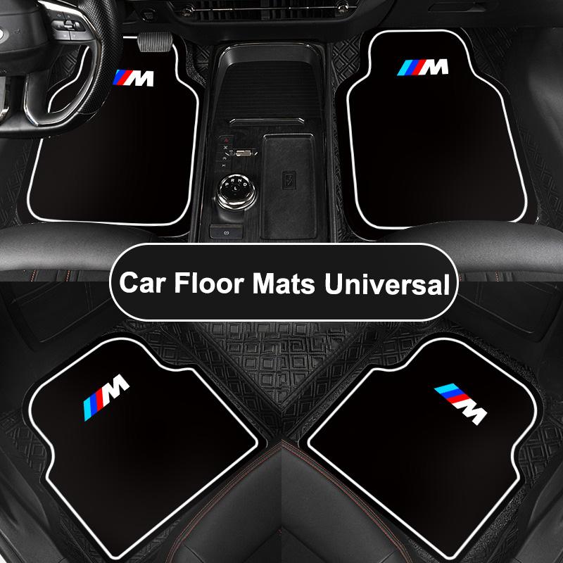 ZLK17 4PCS Car Diatom Mud Foot Pad Automotive Carpet Anti Fouling Floor Mat For BMW M Emblem M1 M2 M3 M5 X1 X3 X5 X6 E46 E39 E36 E60