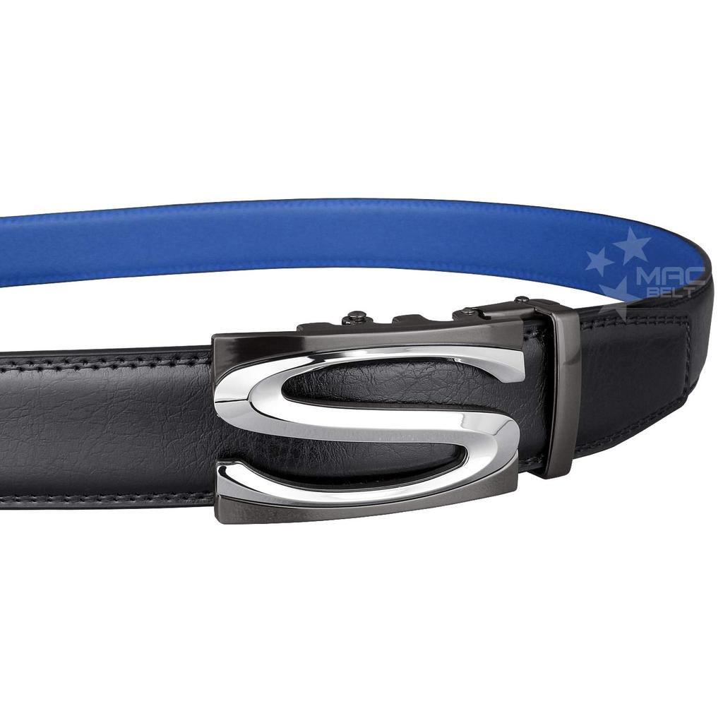 Men's Leather Belt, Automatic Lock, Business Style, Large Size, No Holes, Brand Name, Gentleman's, Leather, Adjustable, Stylish, Large, Long, Casual,